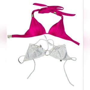 2 Victoria's Secret Bikini Tops Size XS Vacation Beach Sexy Feminine Summer
